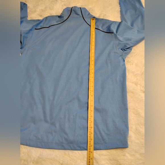 Men's Nike Golf Storm Fit Jacket Sz L Blue & Black - Picture 10 of 16